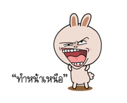 Pink bunny Kadu Kakdik sticker #14713822