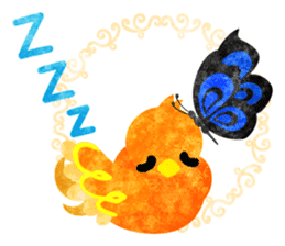 Mysterious little birds sticker #14714198