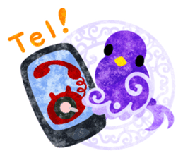 Mysterious little birds sticker #14714203