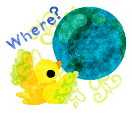 Mysterious little birds sticker #14714220