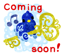 Mysterious little birds sticker #14714223