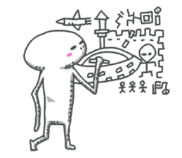 message from outer space sticker #14714656