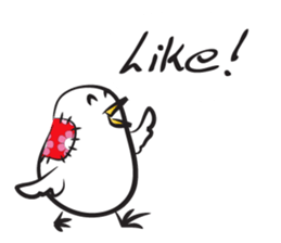 Little chick chick sticker #14714699