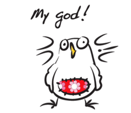 Little chick chick sticker #14714703