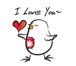 Little chick chick sticker #14714729