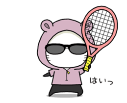KUMAPOKO TENNIS CLUB sticker #14715228
