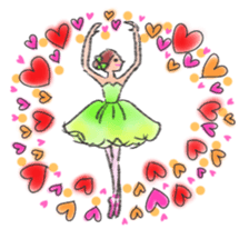 Bilingual ballet sticker sticker #14715278