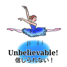 Bilingual ballet sticker sticker #14715294
