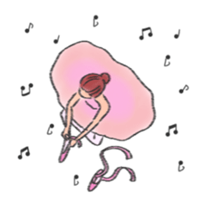 Bilingual ballet sticker sticker #14715299