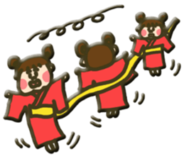 hannari kimono joshi sticker #14715470