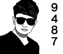 8+9 94crazy3 sticker #14715687