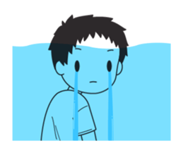 Boy Emotion sticker #14715812