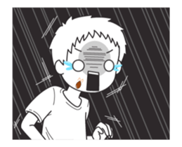 Boy Emotion sticker #14715823