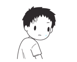 Boy Emotion sticker #14715826