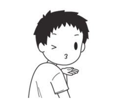 Boy Emotion sticker #14715828