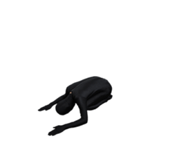 A moving stylish man sticker #14715947