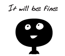 black talk sticker #14716255