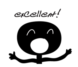 black talk sticker #14716257