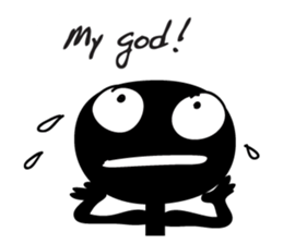 black talk sticker #14716263