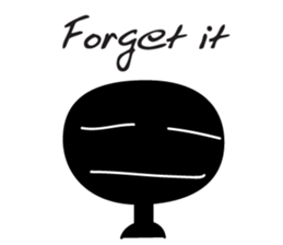 black talk sticker #14716268