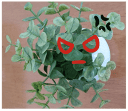 Plants and facial expressions sticker #14717605