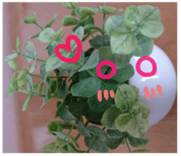 Plants and facial expressions sticker #14717607