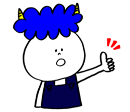 Blue Orge of The Brusque Attitude 2 sticker #14718175