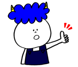 Blue Orge of The Brusque Attitude 2 sticker #14718175