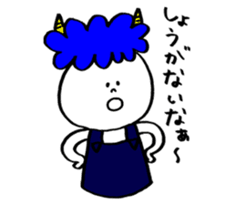 Blue Orge of The Brusque Attitude 2 sticker #14718176