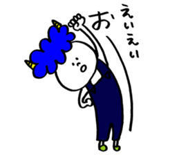 Blue Orge of The Brusque Attitude 2 sticker #14718177