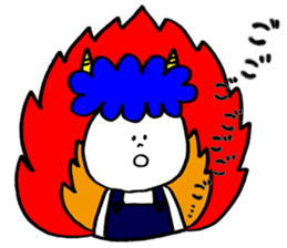 Blue Orge of The Brusque Attitude 2 sticker #14718182