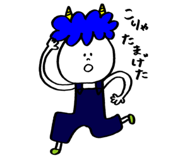 Blue Orge of The Brusque Attitude 2 sticker #14718183