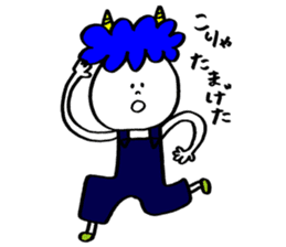 Blue Orge of The Brusque Attitude 2 sticker #14718183