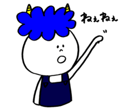 Blue Orge of The Brusque Attitude 2 sticker #14718185