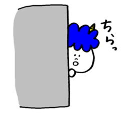 Blue Orge of The Brusque Attitude 2 sticker #14718188