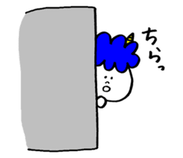 Blue Orge of The Brusque Attitude 2 sticker #14718188