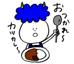 Blue Orge of The Brusque Attitude 2 sticker #14718190