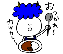 Blue Orge of The Brusque Attitude 2 sticker #14718190