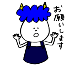 Blue Orge of The Brusque Attitude 2 sticker #14718191