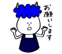 Blue Orge of The Brusque Attitude 2 sticker #14718191