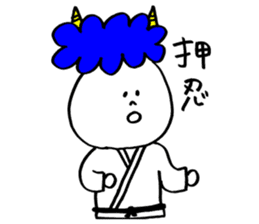 Blue Orge of The Brusque Attitude 2 sticker #14718193