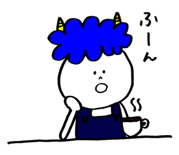 Blue Orge of The Brusque Attitude 2 sticker #14718197