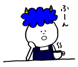 Blue Orge of The Brusque Attitude 2 sticker #14718197