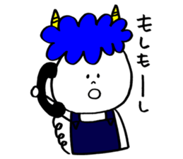 Blue Orge of The Brusque Attitude 2 sticker #14718199