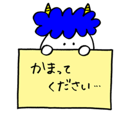 Blue Orge of The Brusque Attitude 2 sticker #14718201