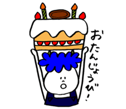 Blue Orge of The Brusque Attitude 2 sticker #14718210