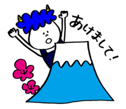 Blue Orge of The Brusque Attitude 2 sticker #14718211