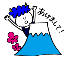 Blue Orge of The Brusque Attitude 2 sticker #14718211