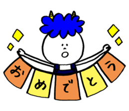 Blue Orge of The Brusque Attitude 2 sticker #14718212