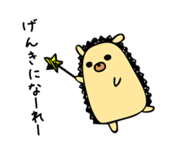 hedgehog sticker by MANMARU-DO sticker #14718574